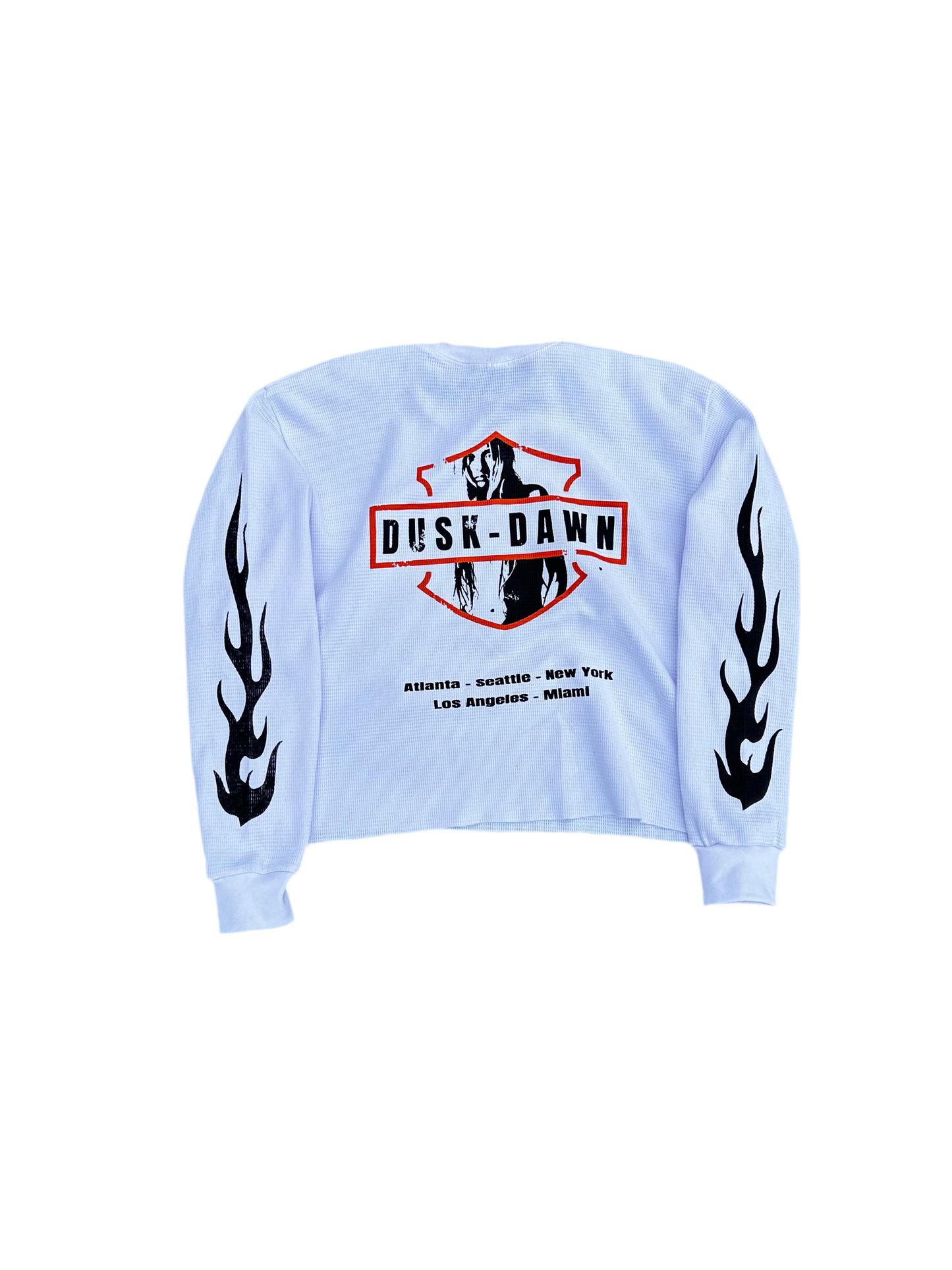 (WHITE) “Night Ryder” Thermal Long Sleeve