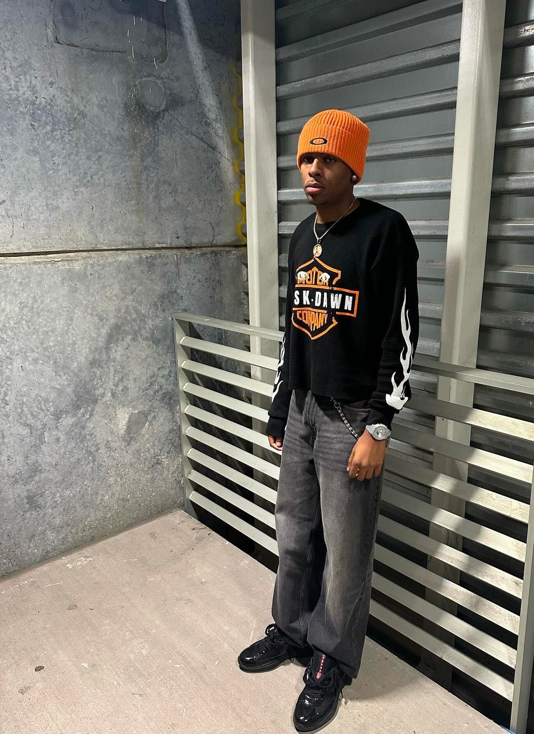 (BLACK) “Night Ryder” Thermal Long Sleeve