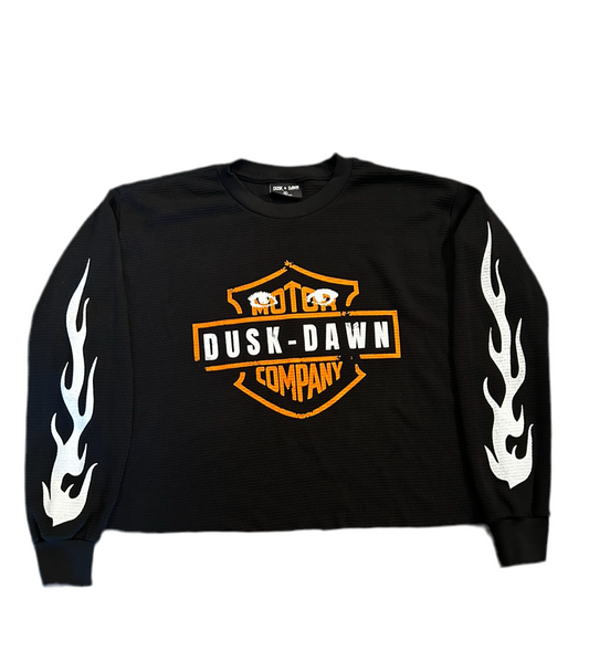 (BLACK) “Night Ryder” Thermal Long Sleeve